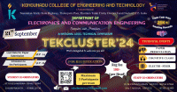 TEKCLUSTER 24 National Level Technical Symposium Poster